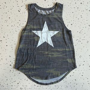 💘 GRAYSON THREADS - WHITE STAR VINTAGE STYLE ARMY CAMO TANK